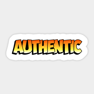 Authentic Sticker